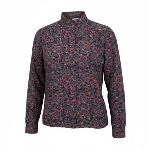 Pendleton Blouse Paisley Print Size 14